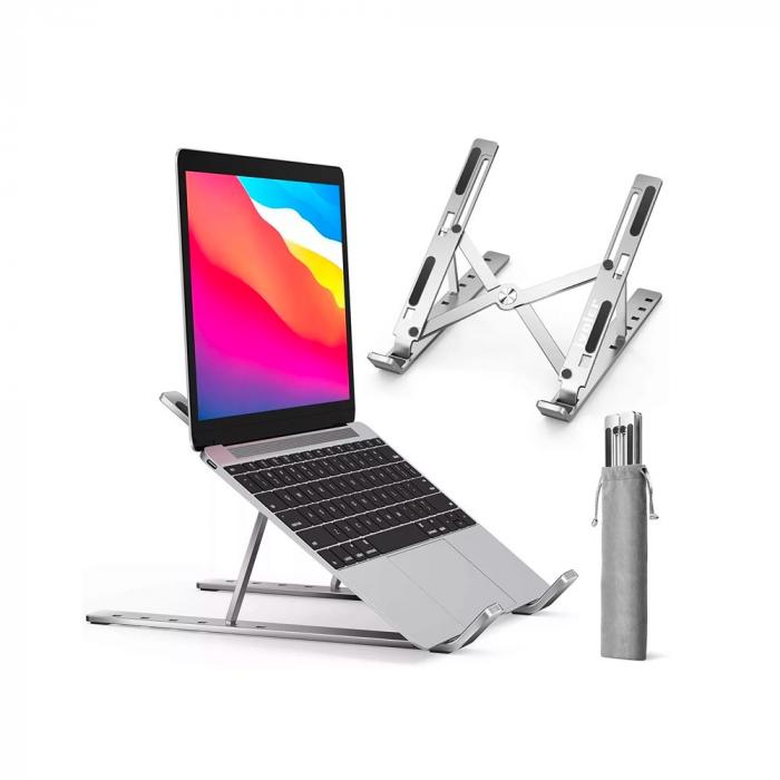 Soporte Plegable - Laptop Stand - Silver - Imagen 2