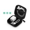 Case de Almacenamiento Protector - Cables Audífonos Airpods - Black